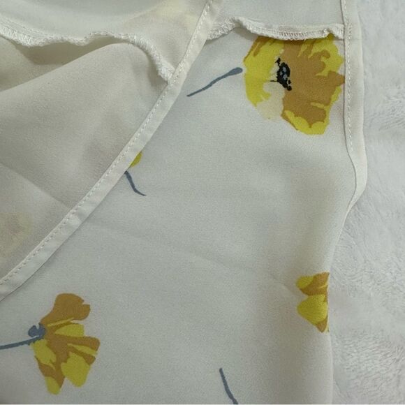 Chelsea28 Floral Faux Wrap Dress Size L - Picture 5 of 11